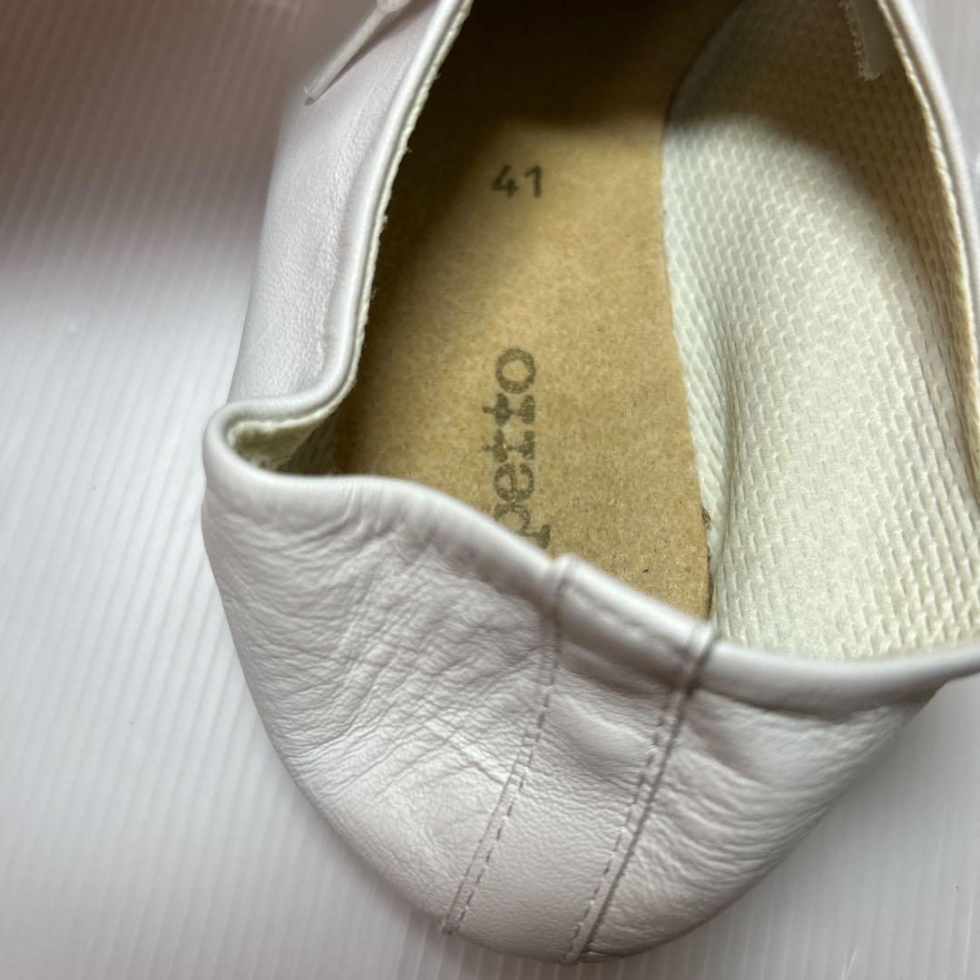 【美品】Repetto レペット ホワイト ジャズシューズ　サイズ41 26cm