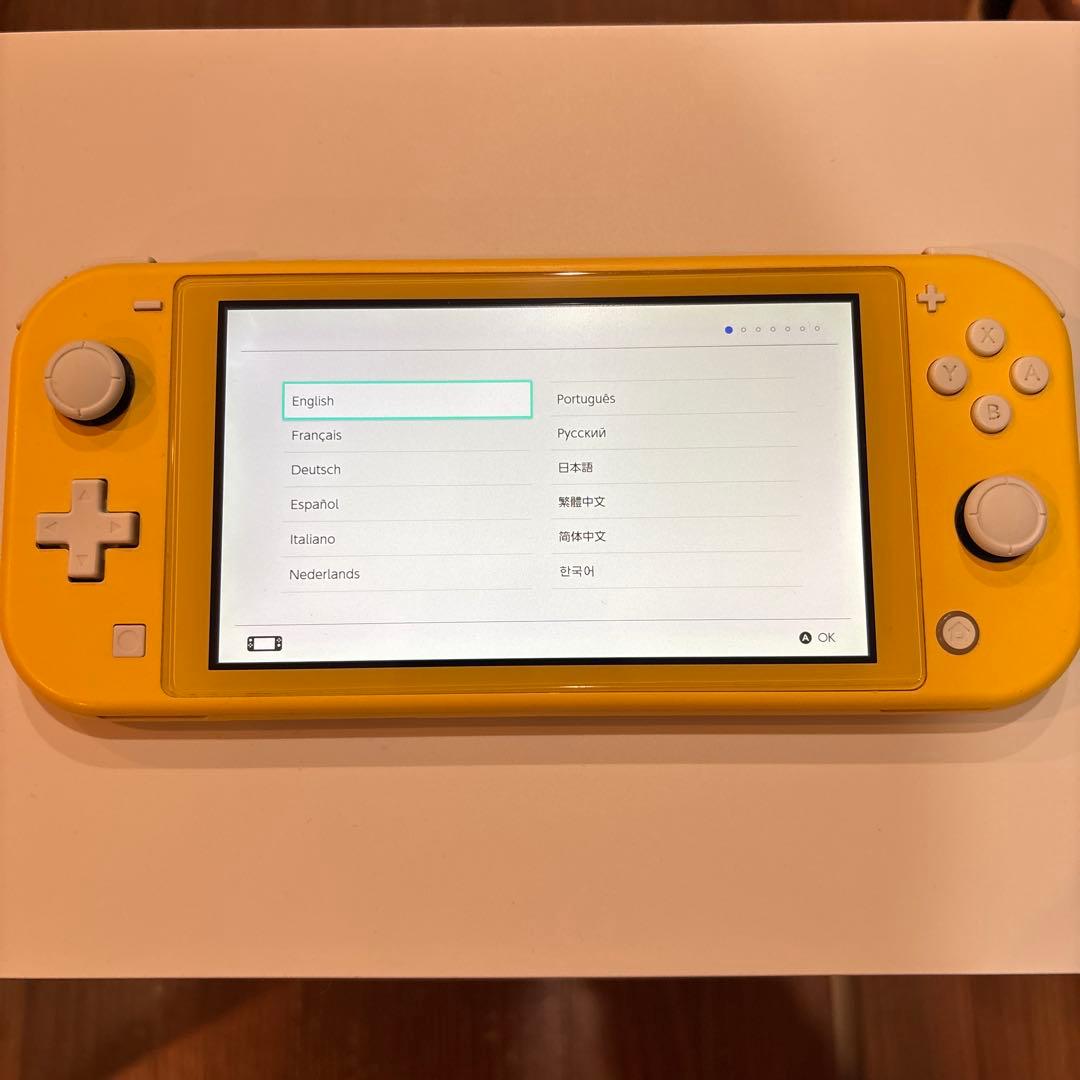 【ジャンク】スイッチライト　黄色