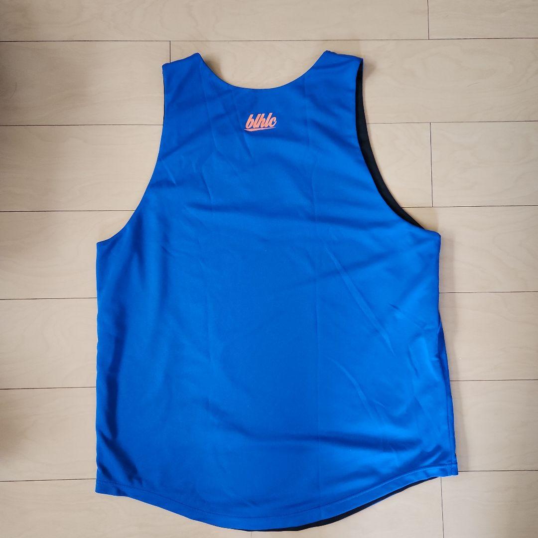 ボーラホリック　リバーシブル　トップス　XL　ブルー×ブラック