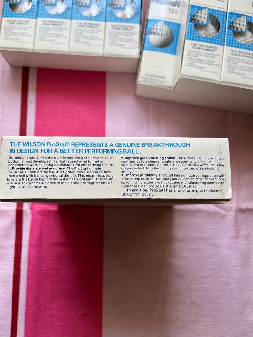 Wilson ProStaff 1.62 ゴルフボール 5箱セット12個入り