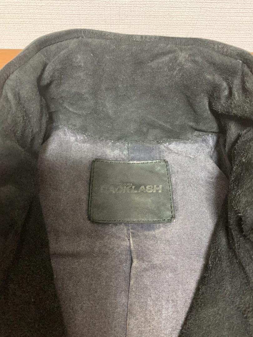 [BACKLASH] 製品加工 オールレザーダウンジャケット XXS程度 本革