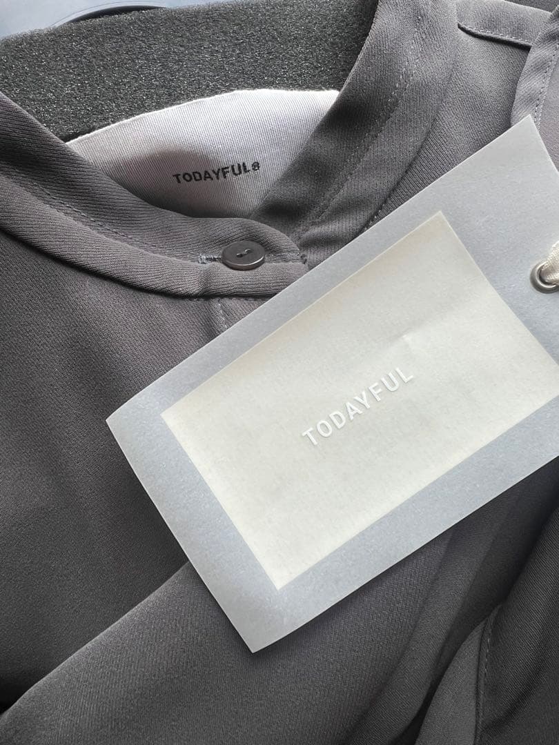 タグ付き【TODAYFUL】シルキーオーバーシャツ