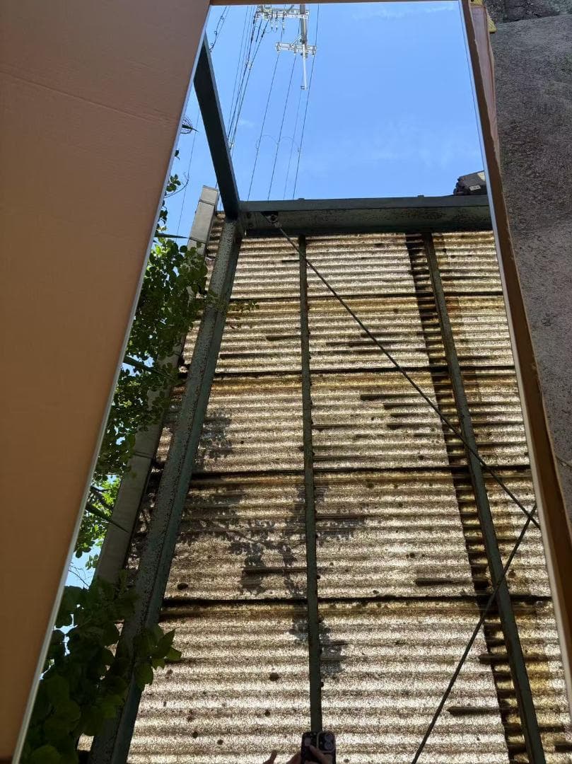 【中古】ダンスミラー 割れない鏡 幅60x160cm 姿見 銀色 12番