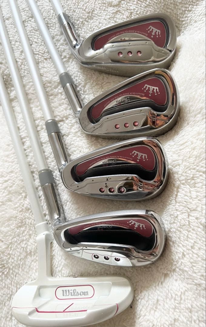 レディース　ウィルソン ティアラ PS ゴルフクラブ　L 8本セット