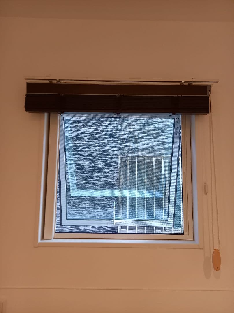 カーテンレール専用 木製ブラインド【穴あけ不要】※最終お値下げ❗