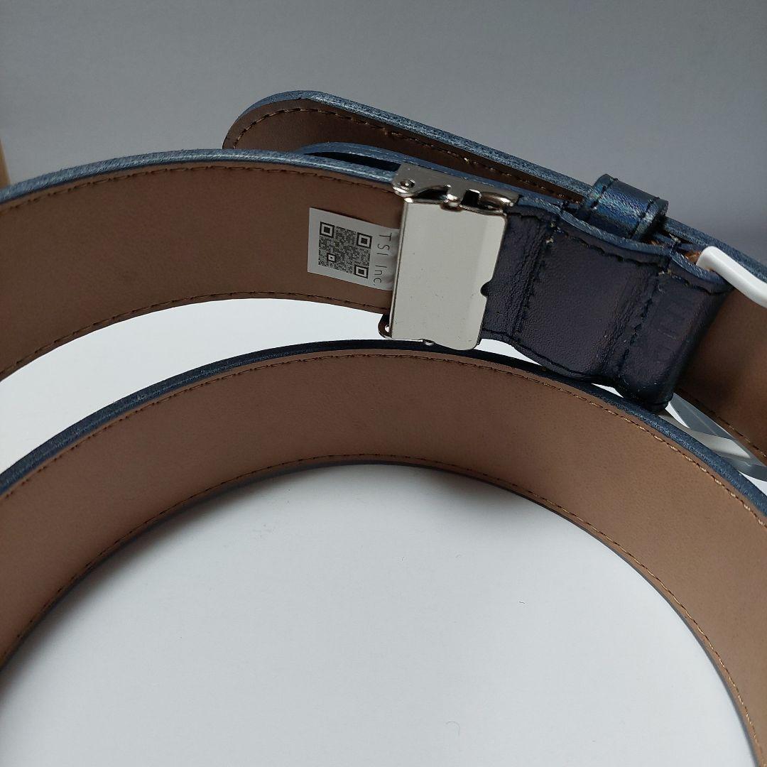 PG メンズ ベルト ネイビー ホワイト2本セットです。