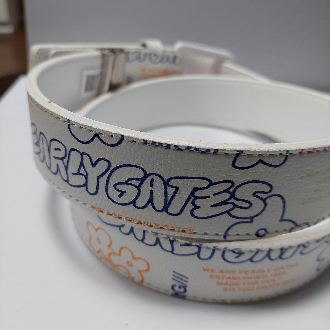 PG メンズ ベルト ネイビー ホワイト2本セットです。