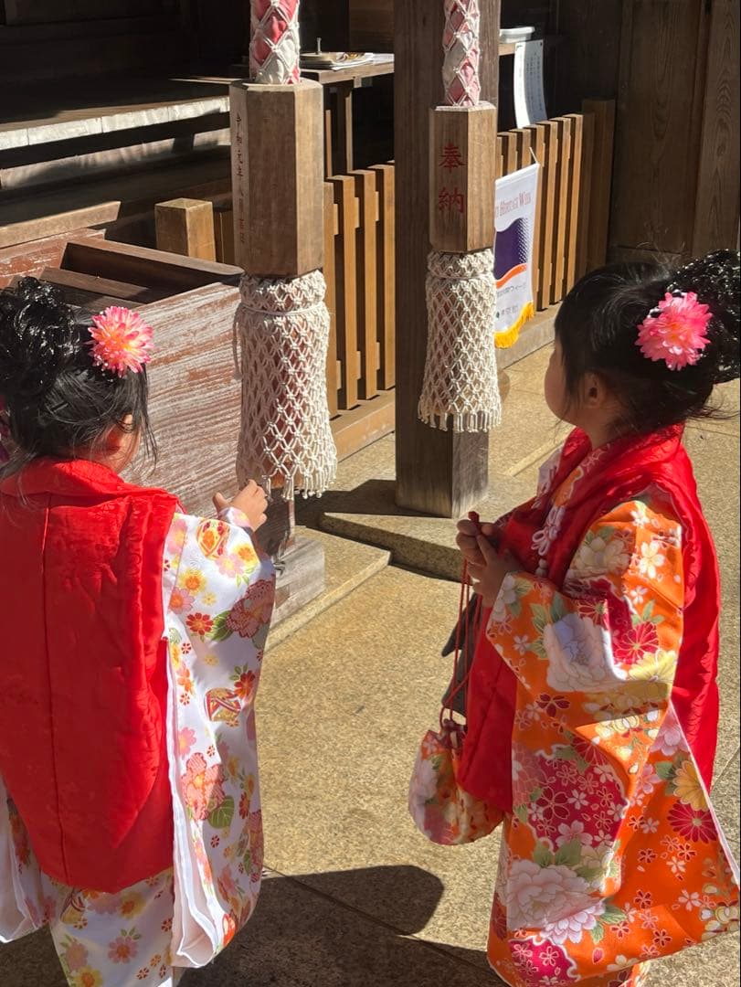 七五三 2セット　双子　3歳