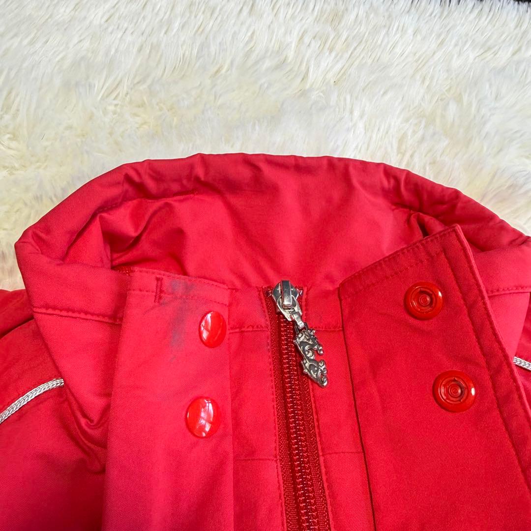 【ダンスウィズドラゴン】美品 レインウェア レッド 上下 Mサイズ メンズ