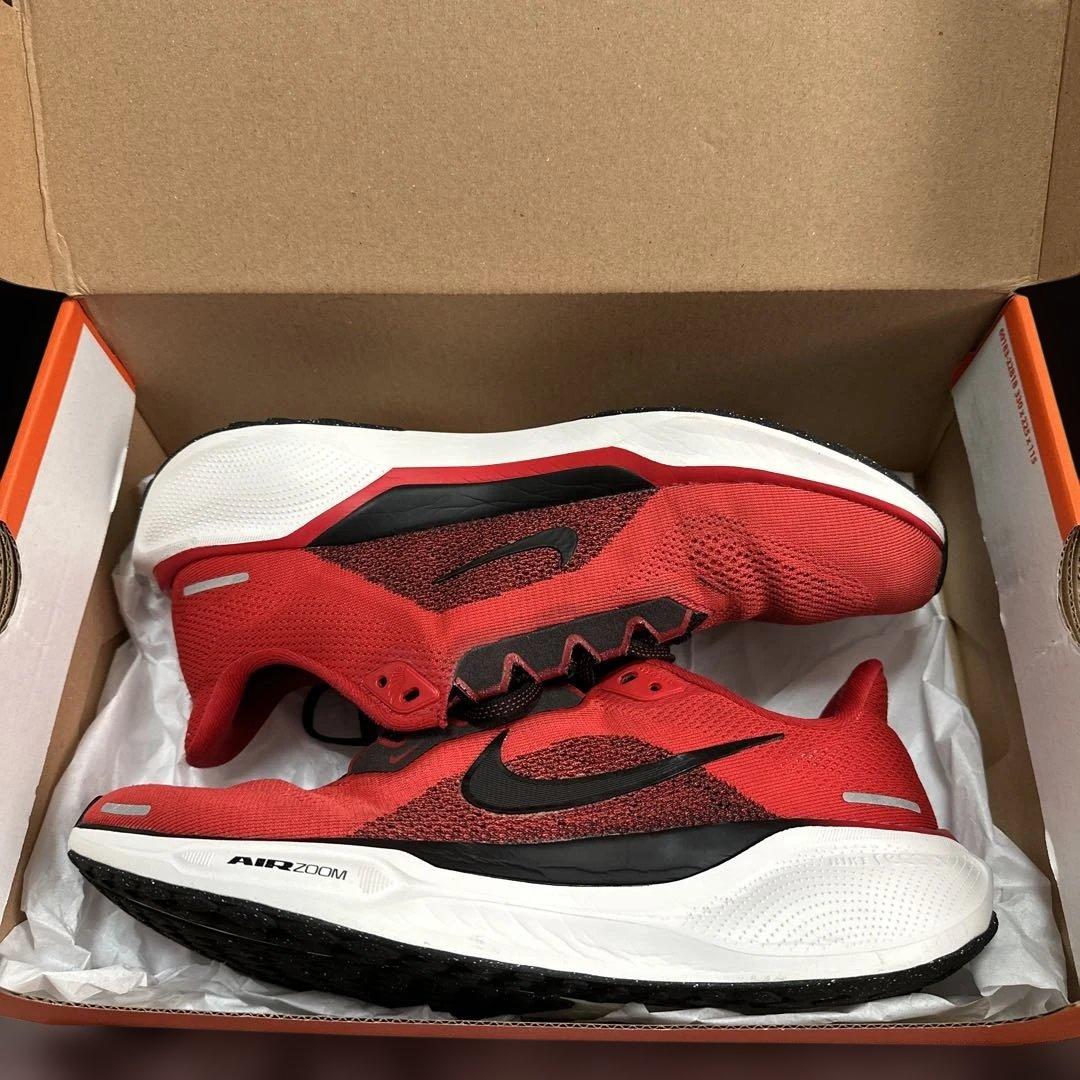 【26.5cm】エアズームペガサス41 レッド　ランニング　シューズ　箱付き