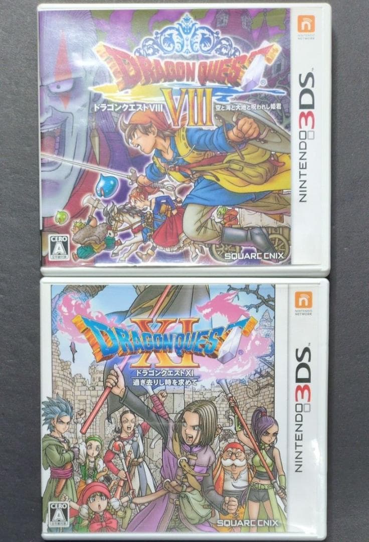 【箱・説明書付き】ドラゴンクエスト　Ⅳ・Ⅴ・Ⅵ・Ⅶ・Ⅷ・XI　6点セット