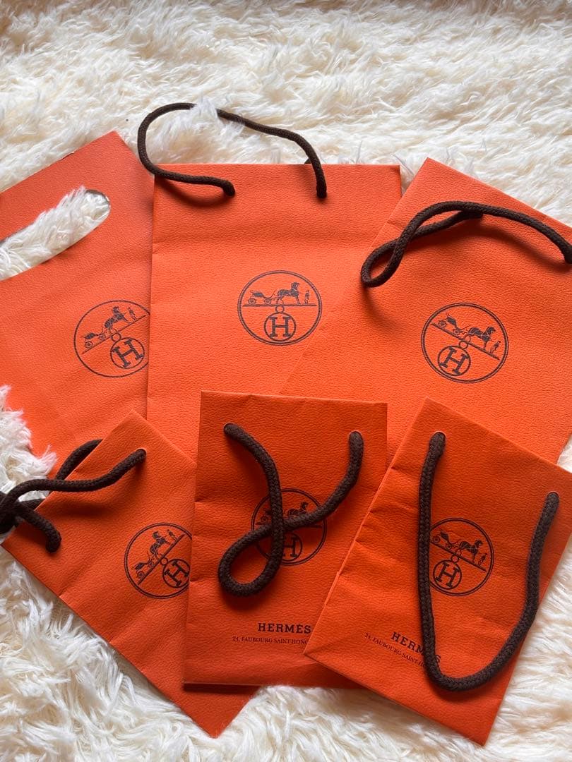 HERMES 空箱　ショップ袋　布袋 保存袋 アクセサリー まとめ 大量