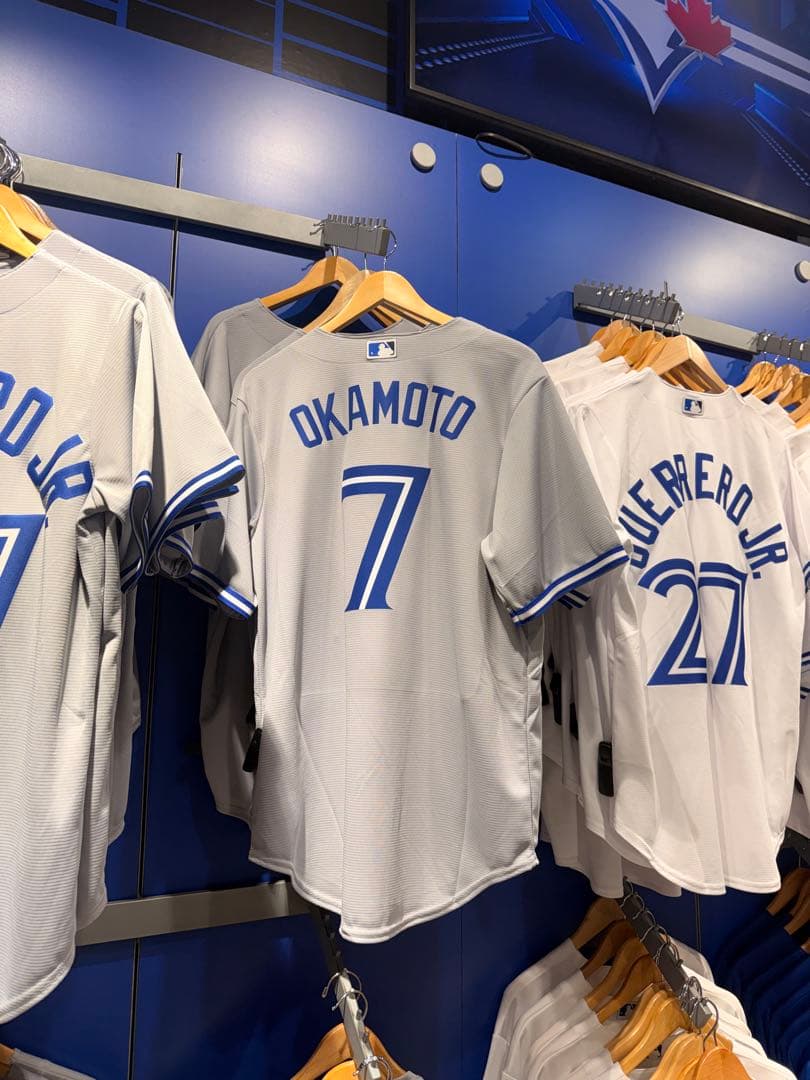 希少　トロント・ブルージェイズ OKAMOTO 7 ユニフォーム