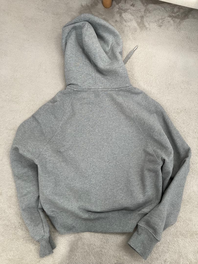 amiparis グレー フード付きパーカー　xsサイズ