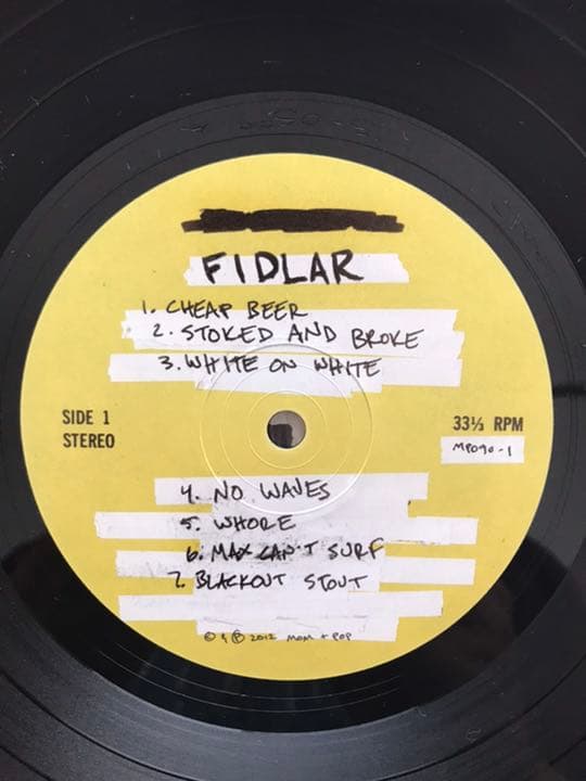 FIDLAR – FIDLAR アナログレコード LP