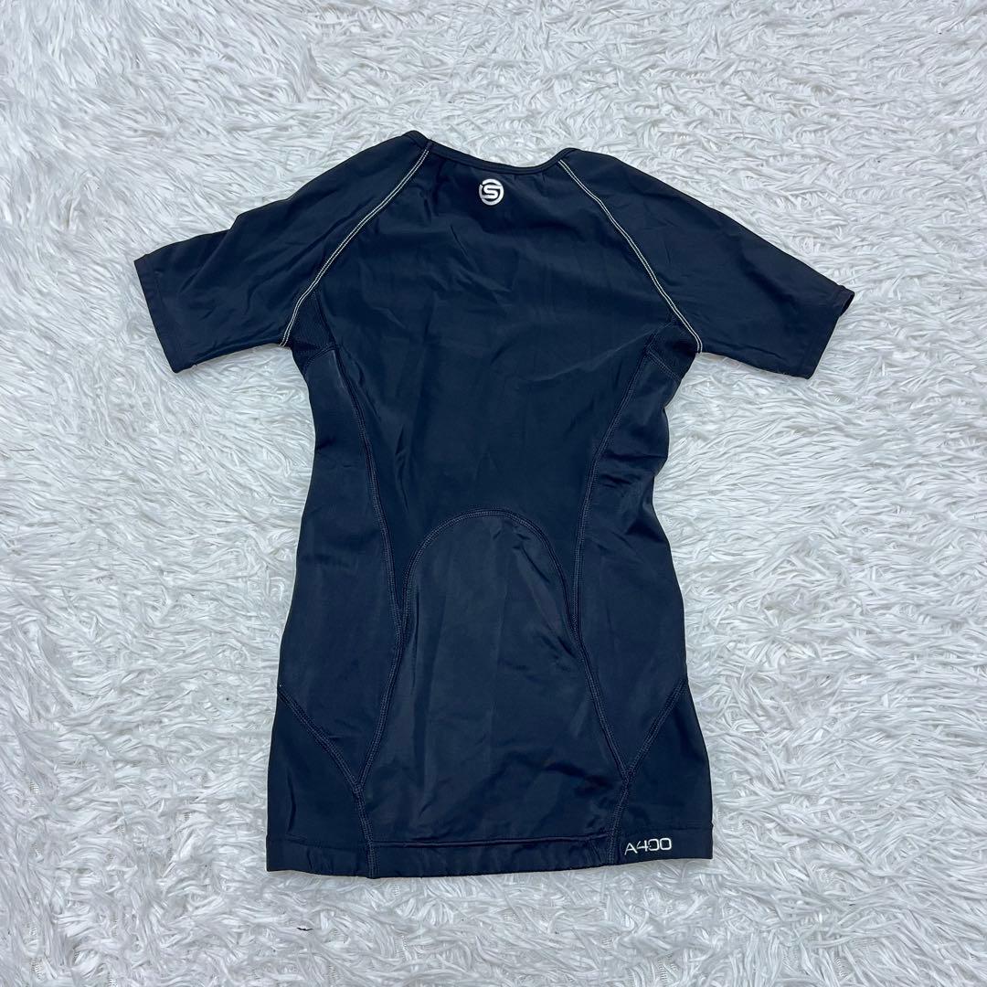 激レア SKINS スキンズ シルバー ブラック カットソー A400 スポーツ