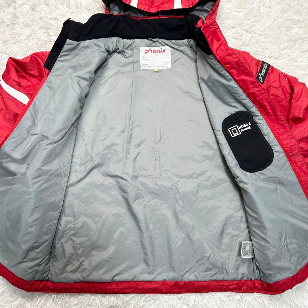 美品 Phoenix フェニックス スキーウェア メンズ M相当 赤 黒