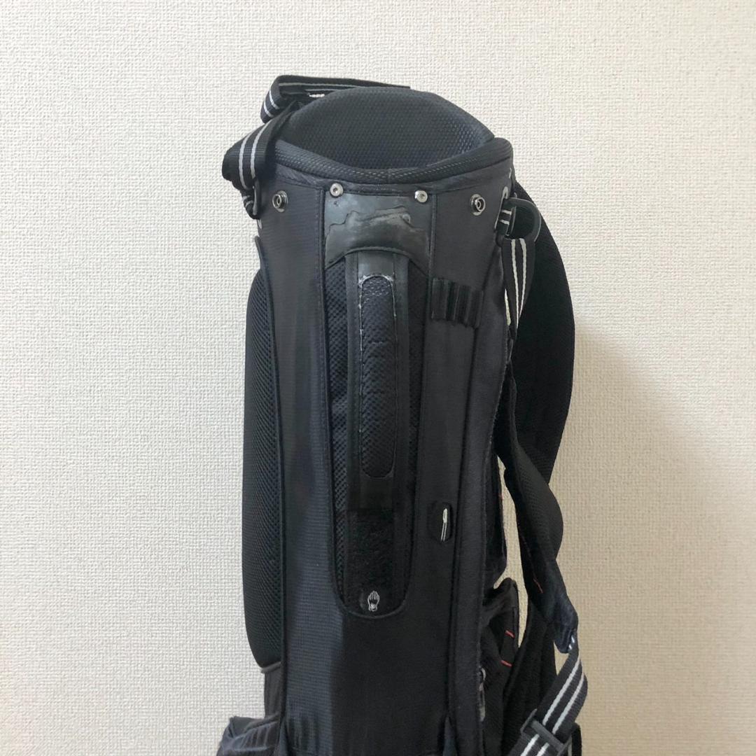 【希少】 NIKE ナイキ ゴルフ キャディバッグ 8分割 スタンド型 ブラック