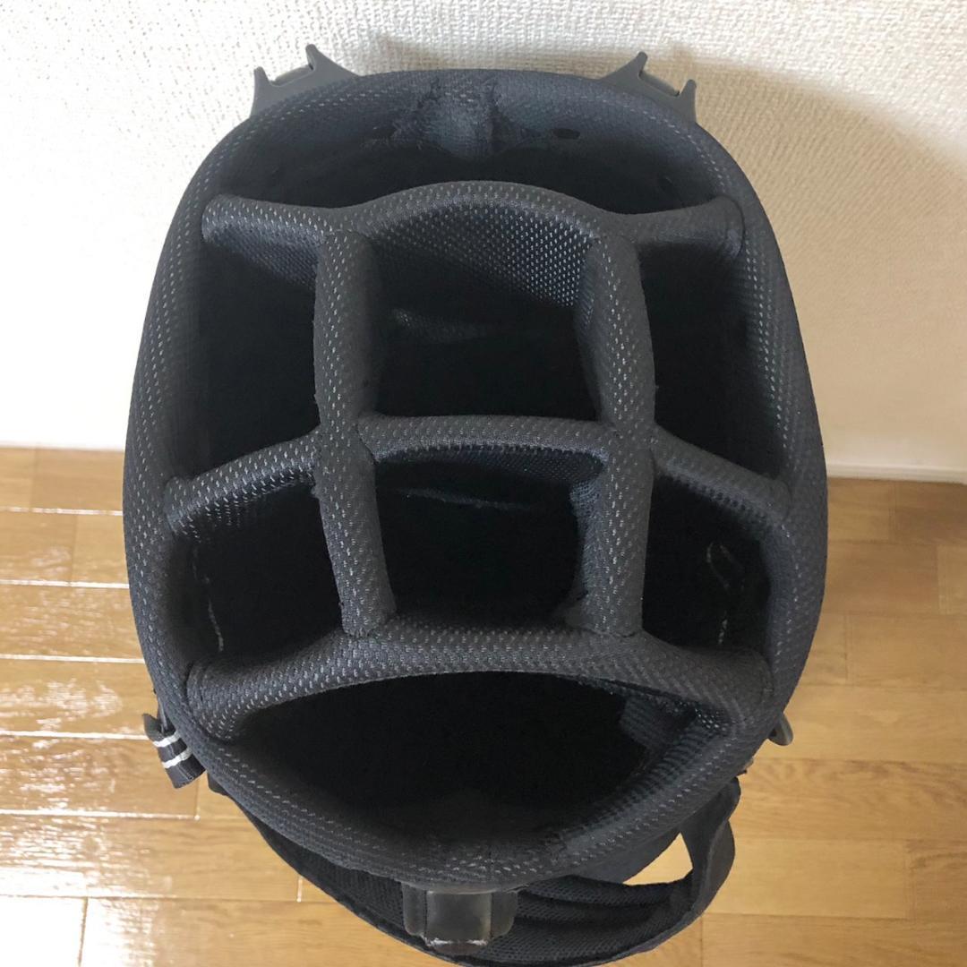 【希少】 NIKE ナイキ ゴルフ キャディバッグ 8分割 スタンド型 ブラック