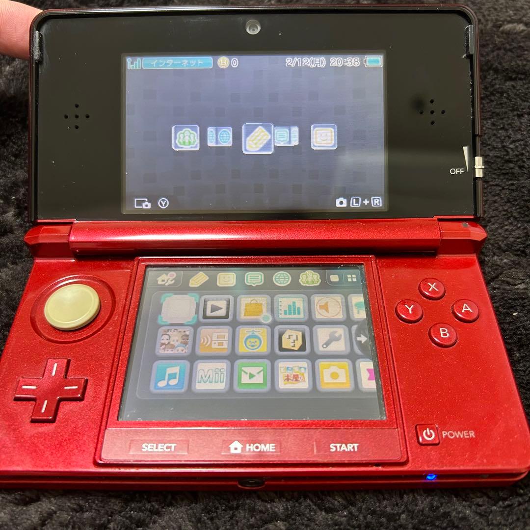 正常動作品 Nintendo 3DS ニンテンドー3DS  本体 充電器付