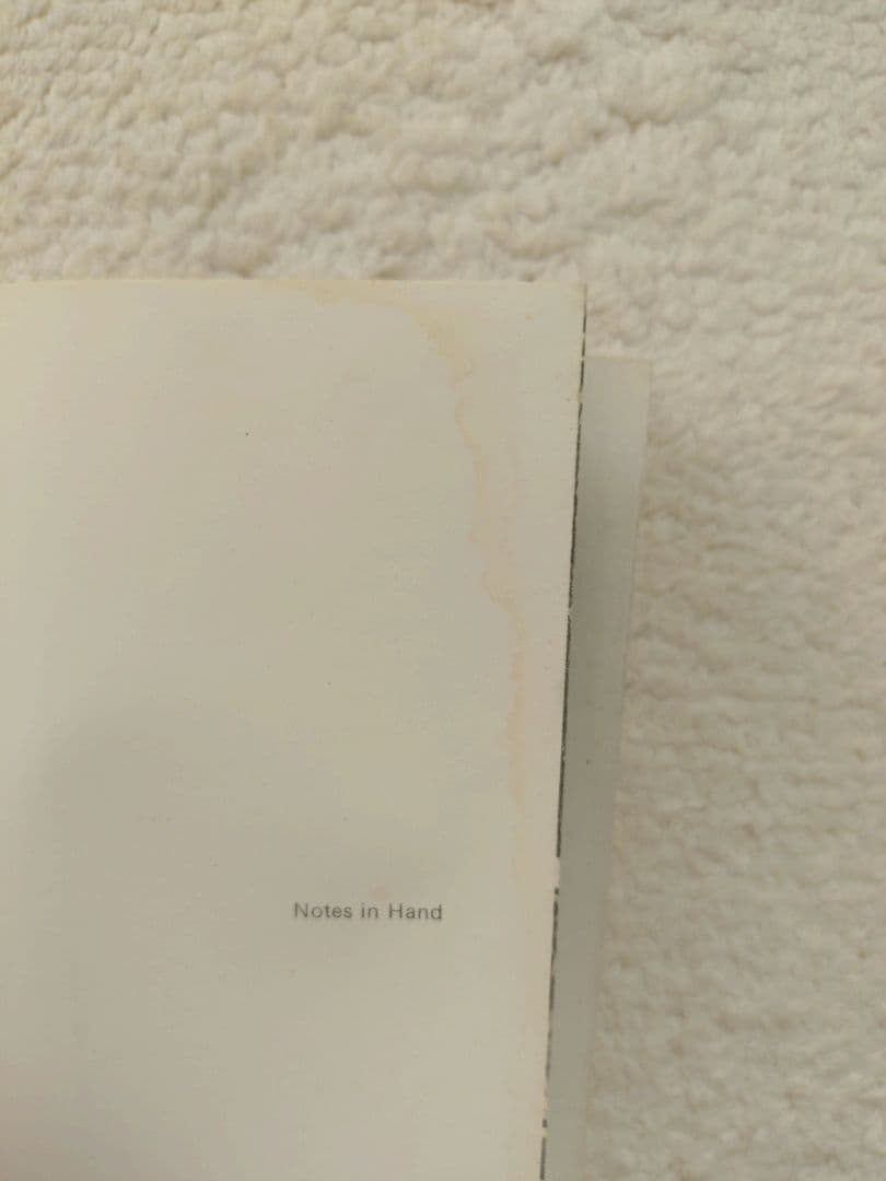 クレスオルデンバーグ Claes Oldenburg Notes in Hand