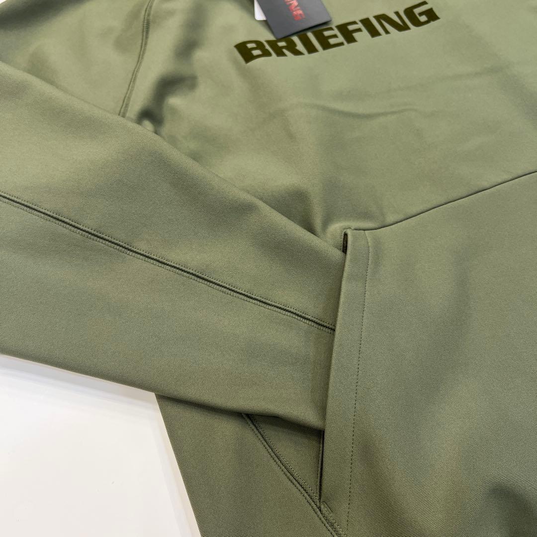 新品　BRIEFING MEN’S LOGO HOODIE オリーブL