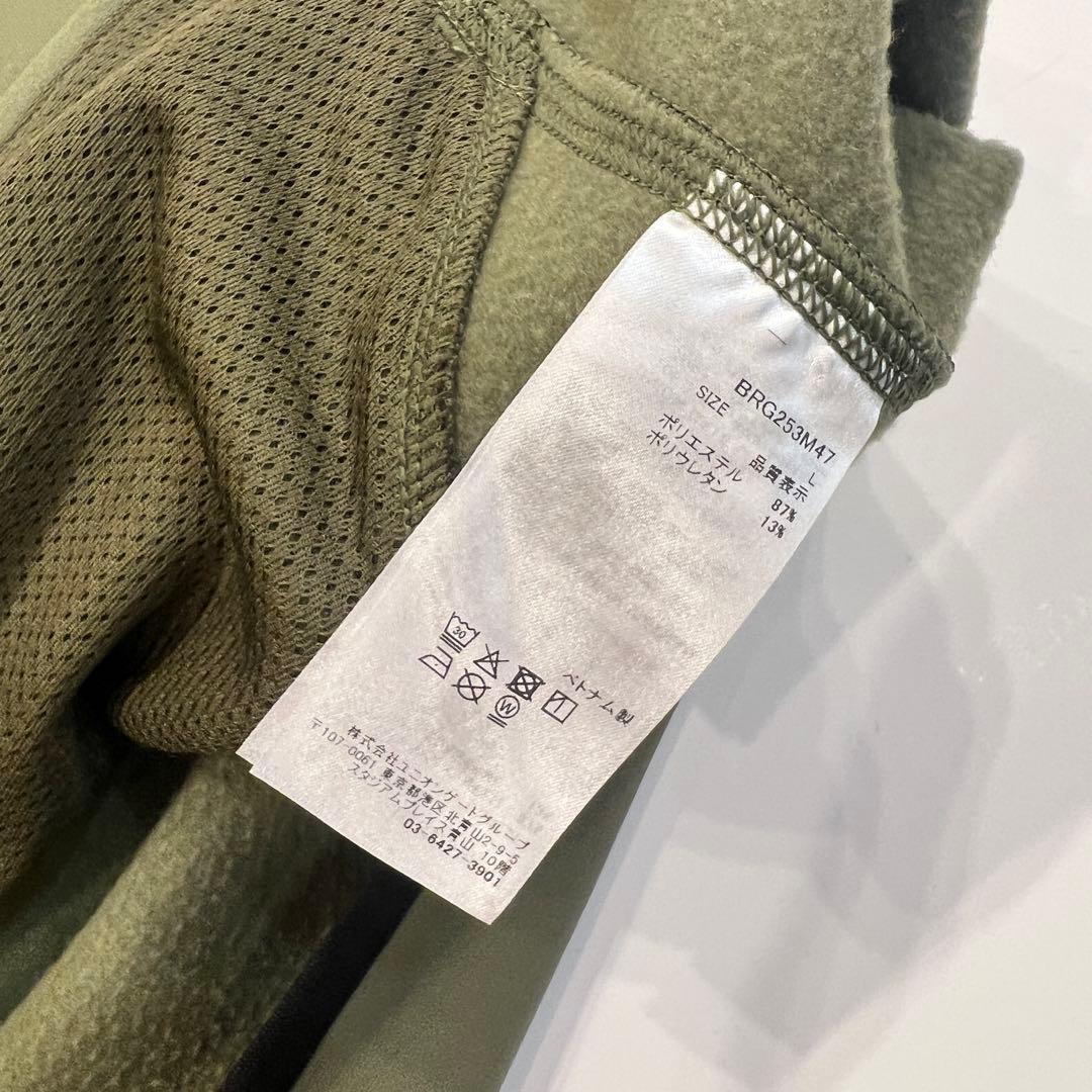 新品　BRIEFING MEN’S LOGO HOODIE オリーブL