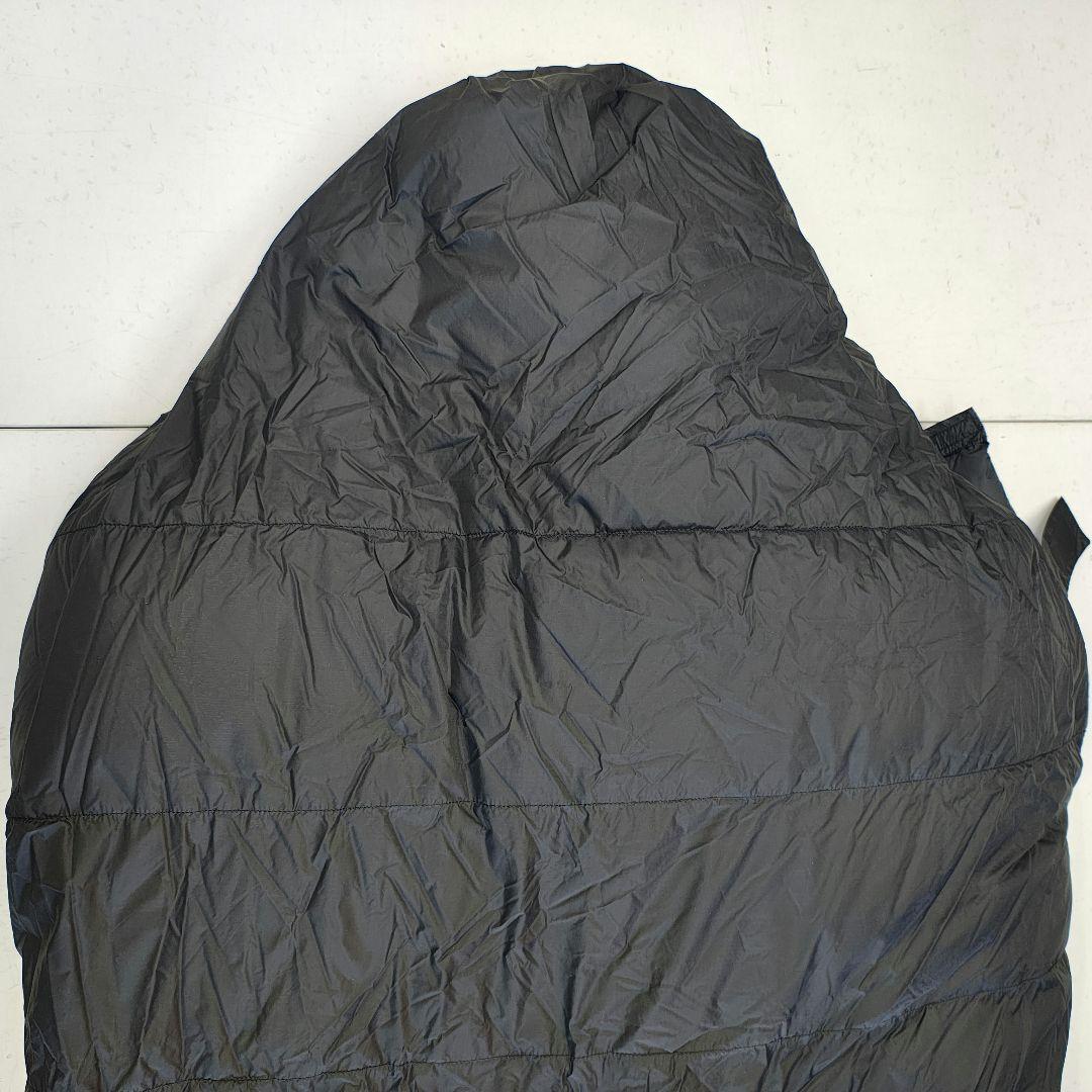 山渓×ナンガ オーロラ600DX オールブラック 収納バッグ付き ダウンシェラフ