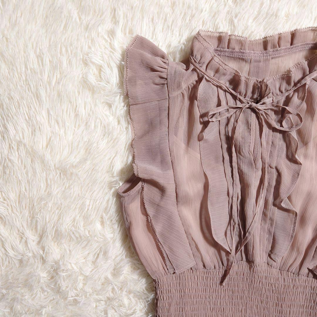 SNIDEL Sustainable シアープリーツウエストワンピース 完売品