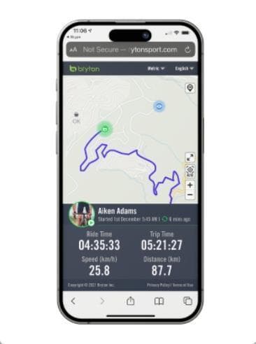 ブライトン Rider17E GPS サイクリングコンピューター