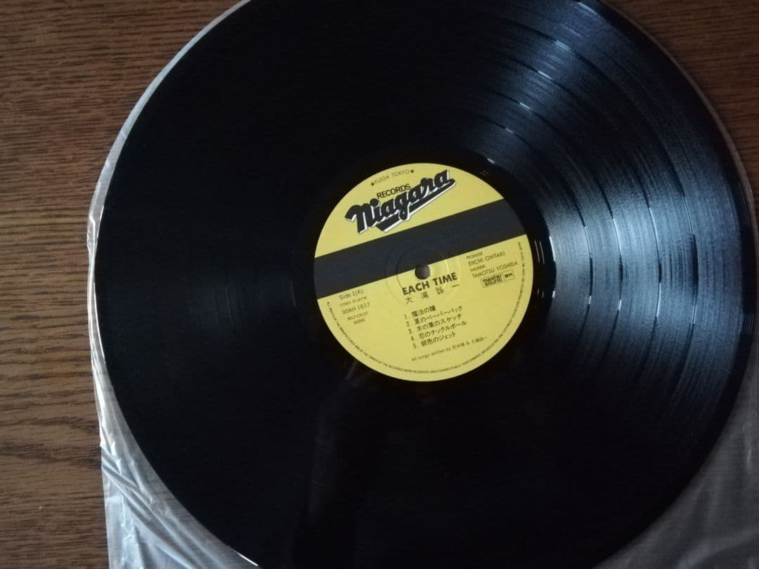 【マスターサウンドシリーズ】大滝詠一「EACH TIME」　LPレコード