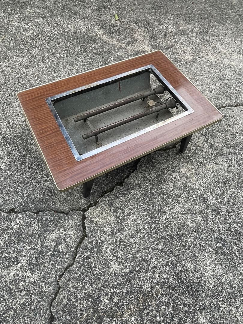 引き取り限定　お好み焼き　テーブル　鉄板　LPガス　お座敷