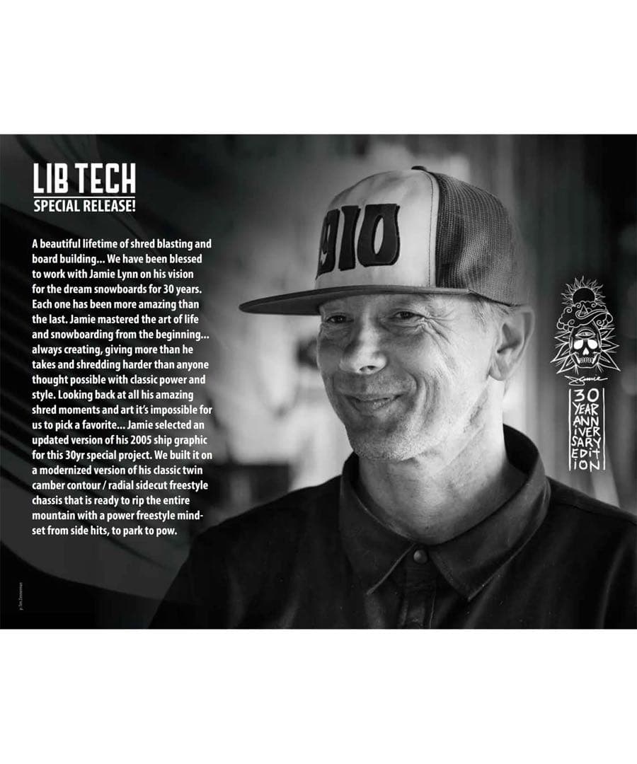 LIBTECH Jamie Lynn 154 30周年 スノーボード 24-25