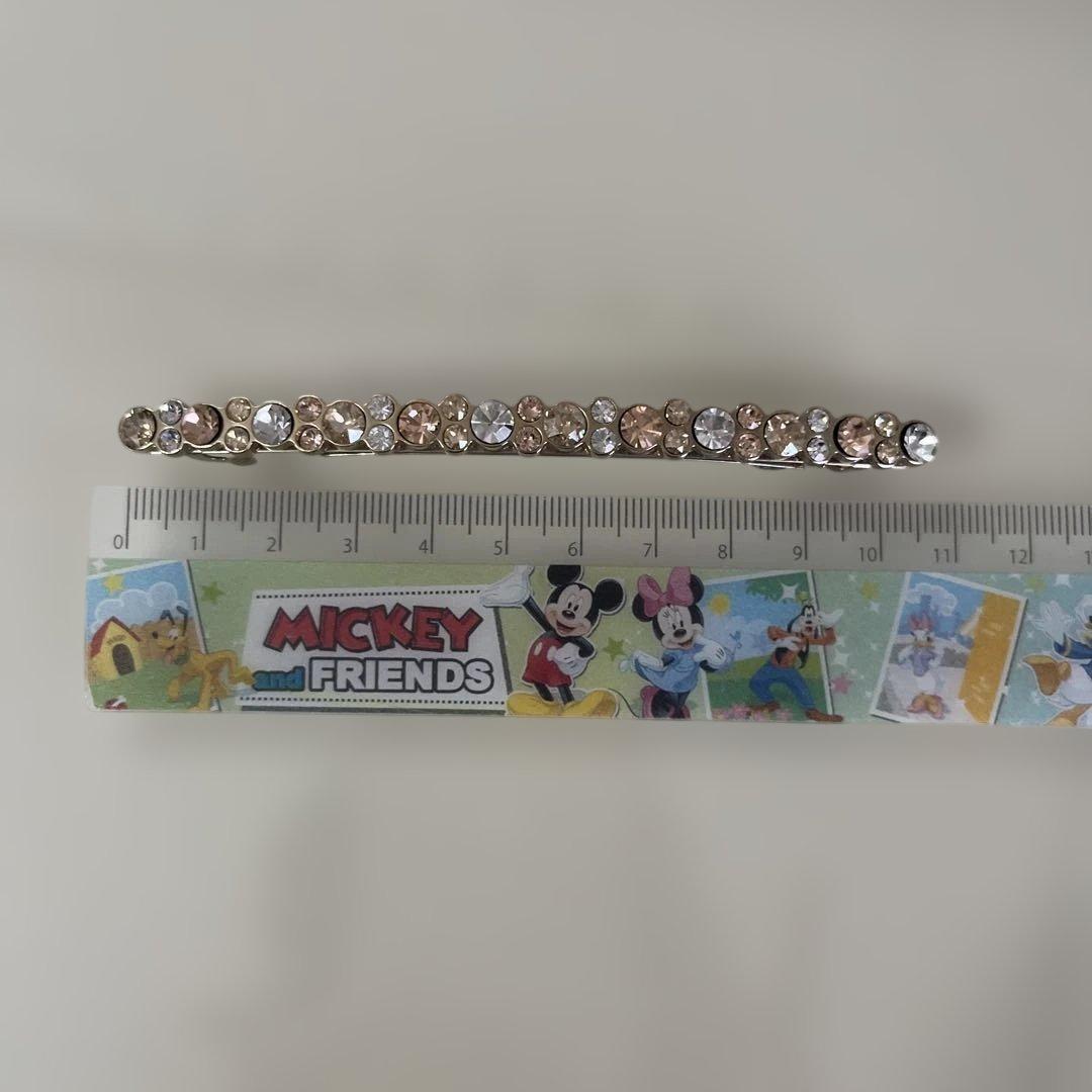 新品未使用　acca ベリーバレッタ　シルバーゴールド　ベージュピンククリア