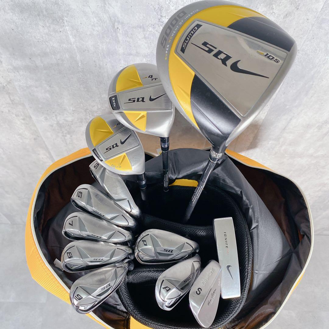 V891 ナイキ トラコン ゴルフクラブ メンズ フルセットSQ キャディバッグ