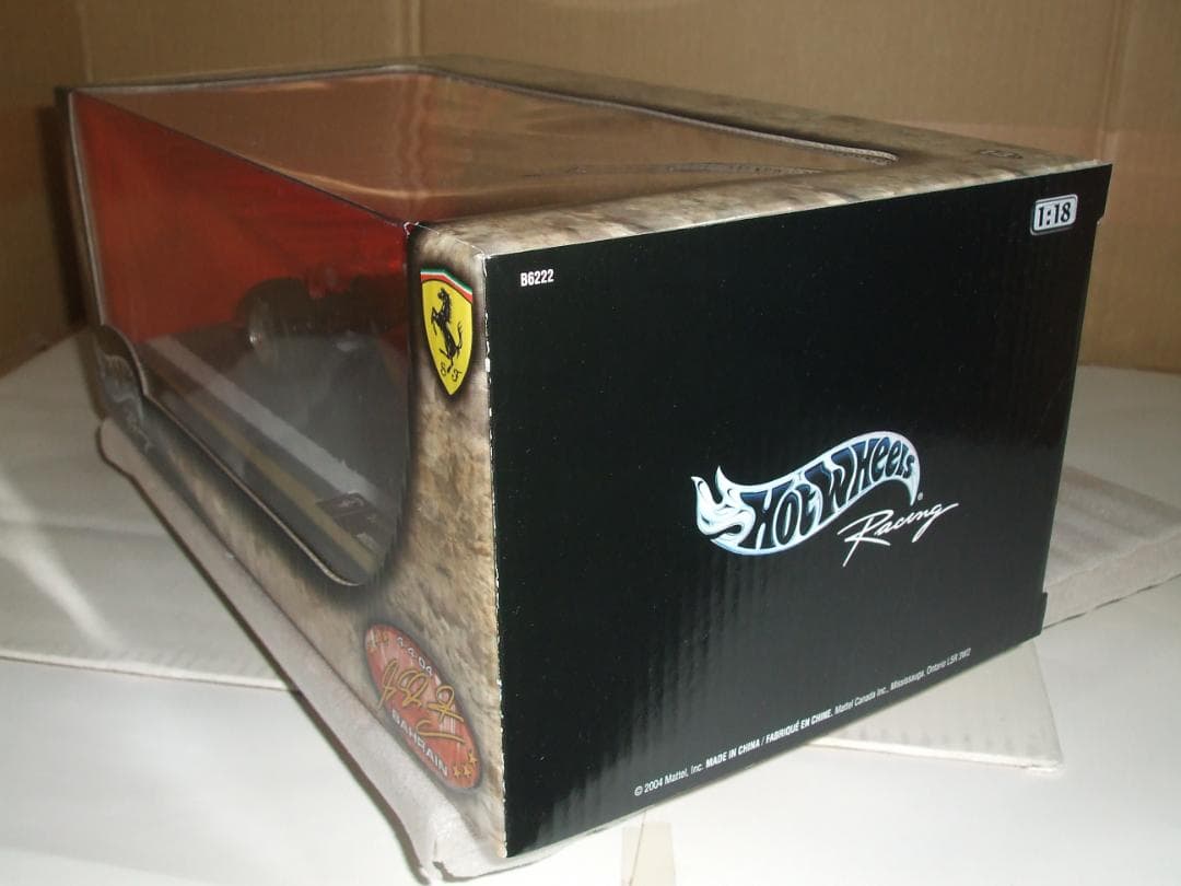 未開封　フェラーリ　F２００４　シューマッハ　＃１　バーレーン　マテル　１／１８