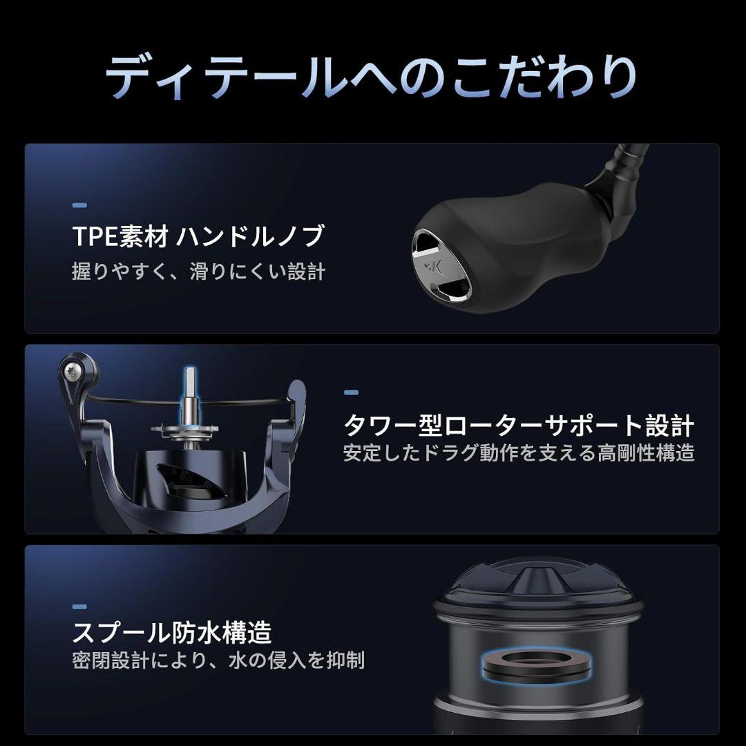 KASTKING スピニングリール Sharky Ultra 2500