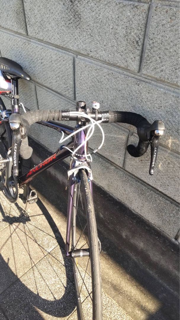 美品アンカーロードバイクBSC-RL8-RD　ホイール　カンパニョーロ　手渡し可