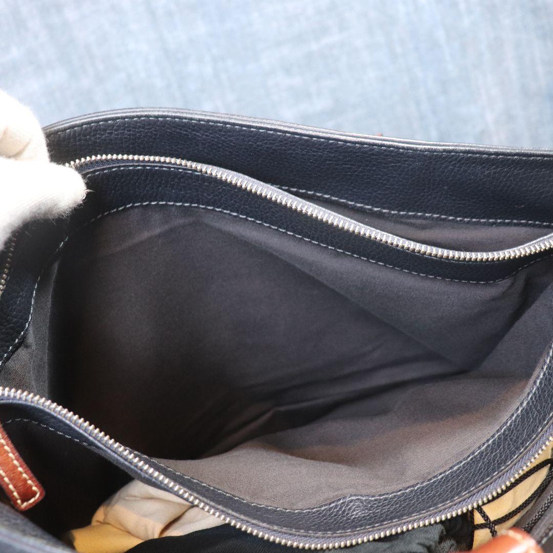 ダニエル&ボブ トゥモローランド別注 トートバッグ レザー A4可 ネイビー 茶