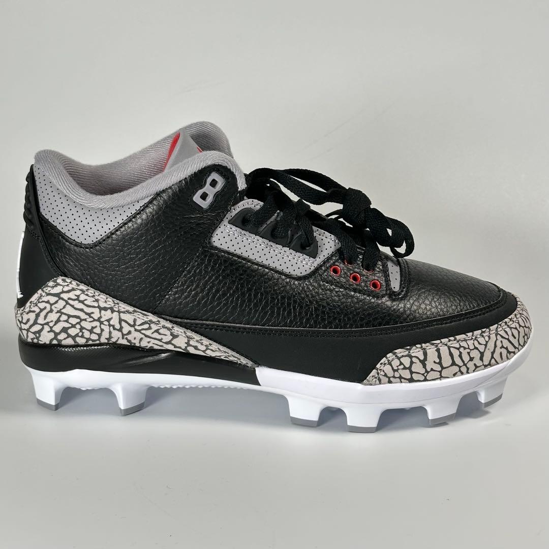 新品 Jordan 3 Mid RetroMCS スパイク セメント 希少