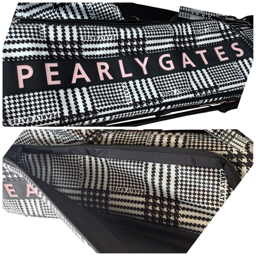 即完売▲パーリーゲイツ キャディバッグ セット グレンチェック カートバッグ