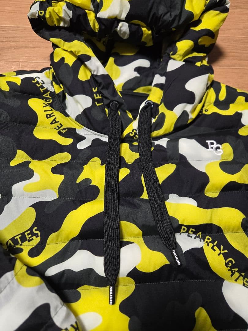 ❣️未使用に近い❣️PGパーリーゲイツカモフラ 迷彩中綿ジャケットセットアップ!