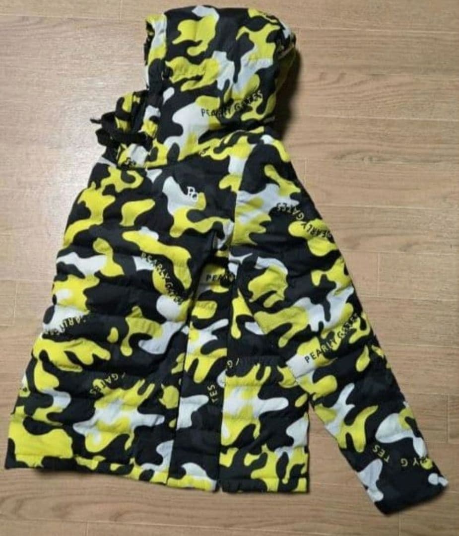 ❣️未使用に近い❣️PGパーリーゲイツカモフラ 迷彩中綿ジャケットセットアップ!