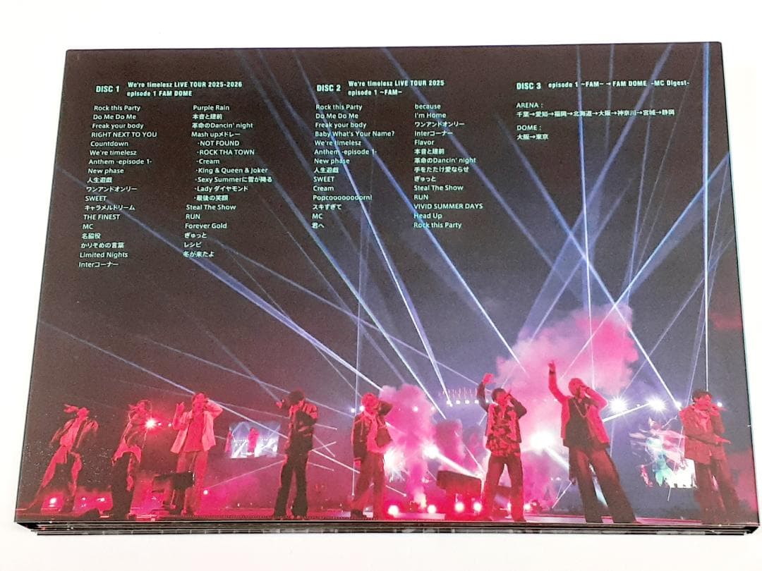 timelesz LIVE TOUR FAM DOME 初回限定盤 DVD