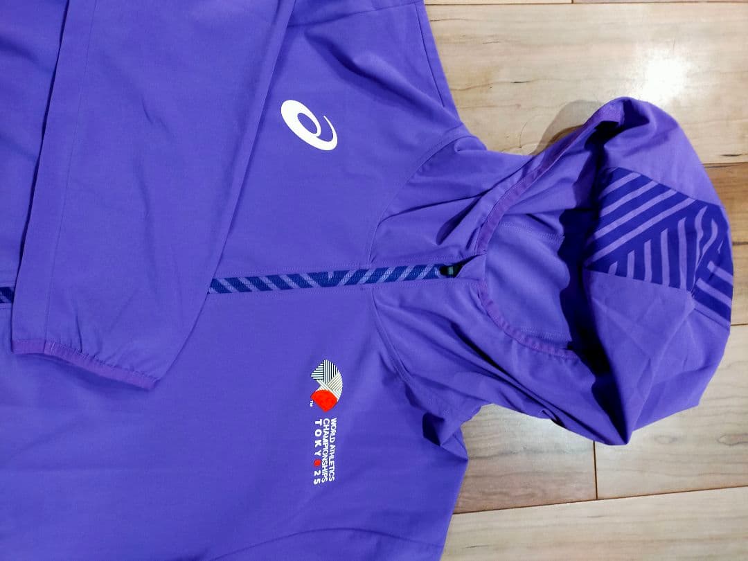 世界陸上東京2025 公式　 ウインドブレーカー　 アシックス　 ジャケット　L