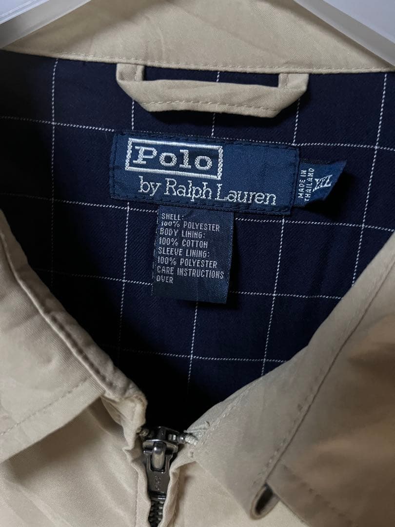 Ralph Lauren スウィングトップ ベージュ XXL ワンポイントポニー