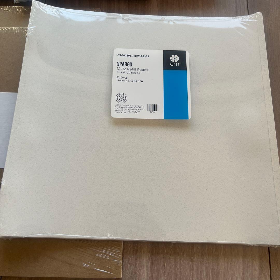 クリエイティブメモリーズ ボーホー台紙&マリタイムペーパー、スパーゴ台紙セット