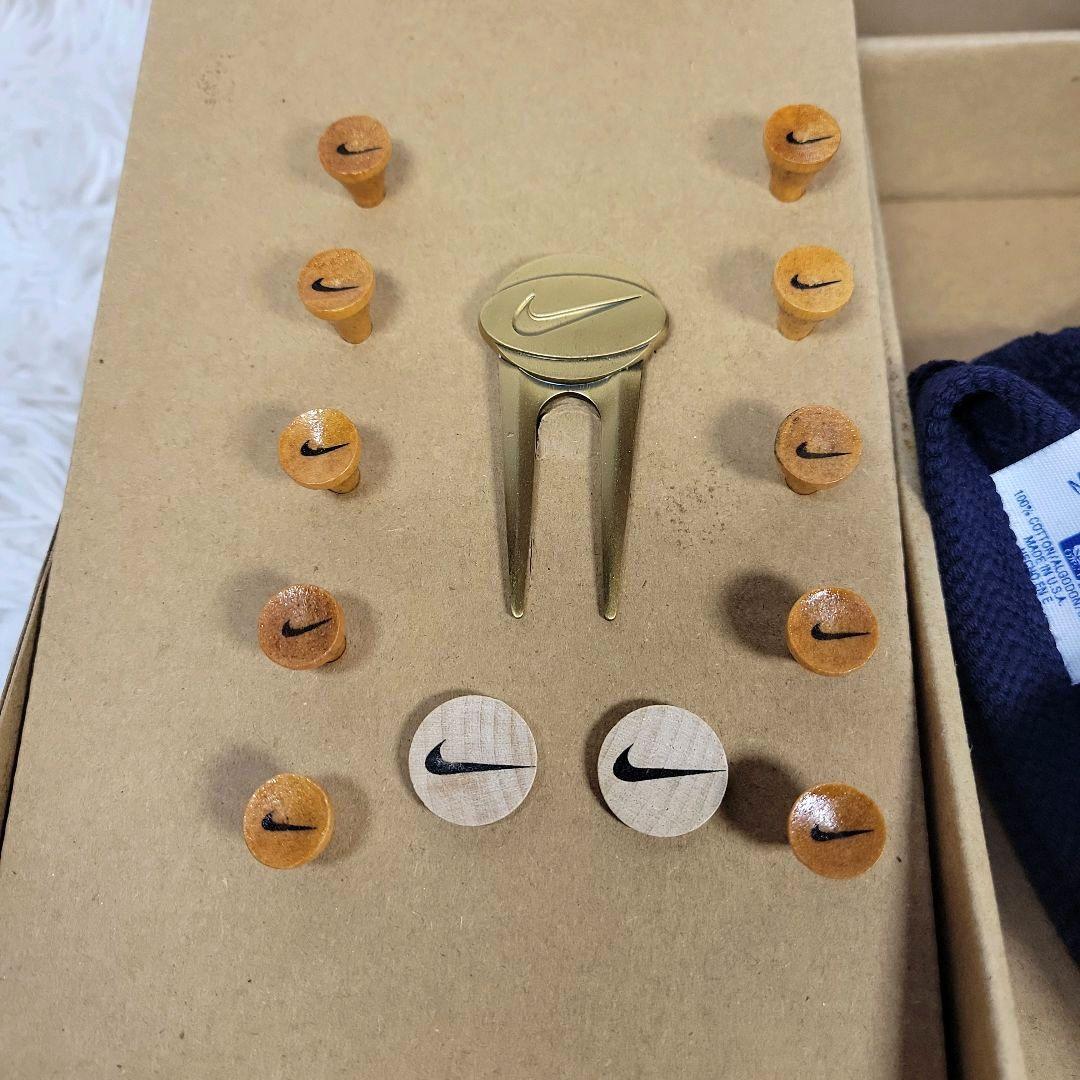 K*Y様 希少✨ナイキ ギフトセット 刺繍タオル ボールマークリペア 木製マーカ