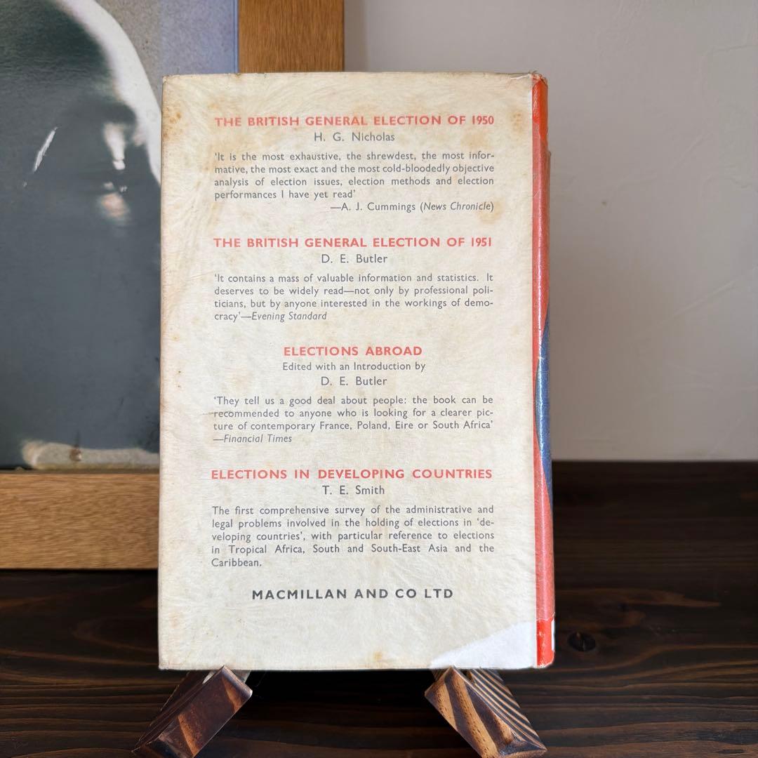 洋書 THE BRITISH GENERAL ELECTION OF 1959