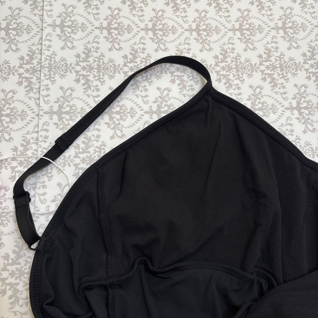 ♦︎新品 タグ付き♦︎ チャコット ハーフスリーブレオタード レース袖 ブラック